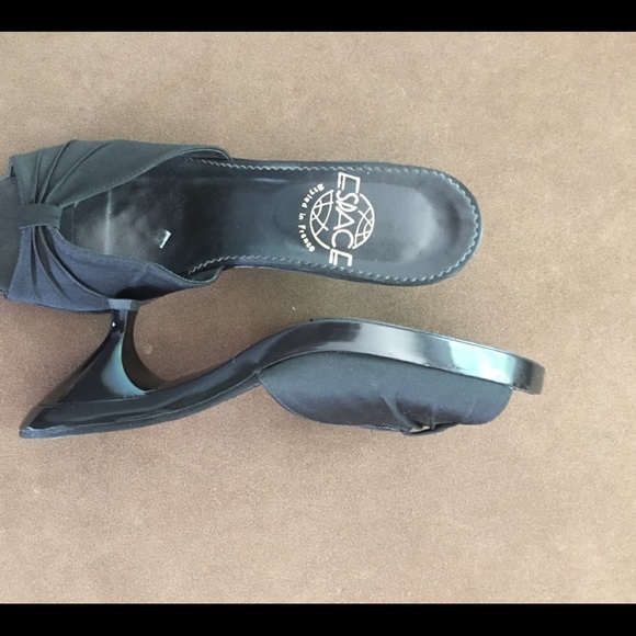 Espace satin slide Parisian Brand Size 8 1/2 - Picture 3 of 3